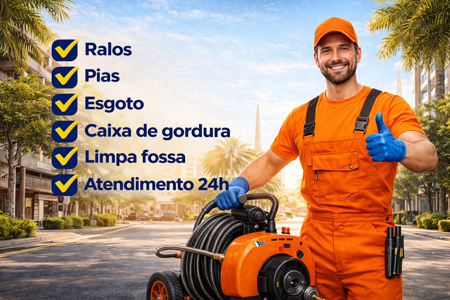 Empresa de desentupimentos em Jundiaí SP